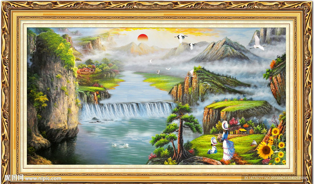 油画风景