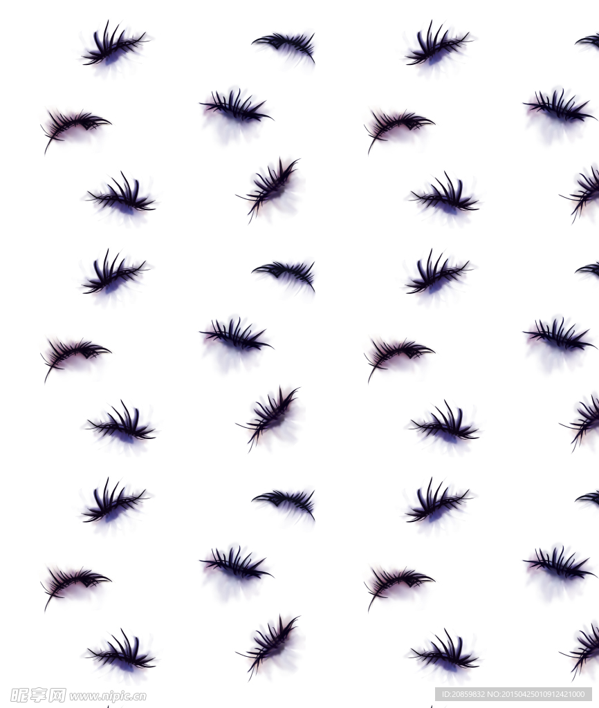 眼睫毛 抽象