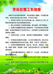 学校禁烟制度牌