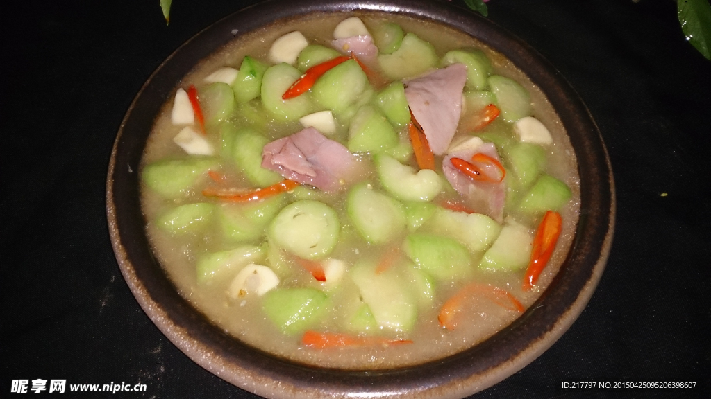 丝瓜肉片