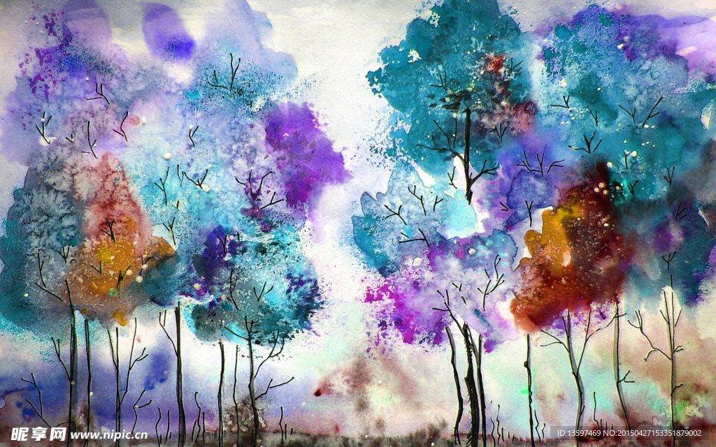 水彩画