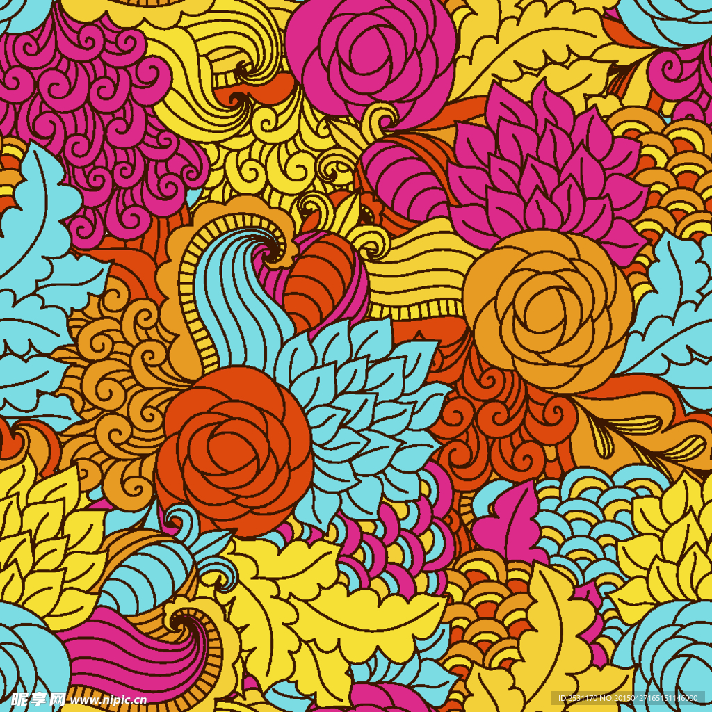 抽象花纹