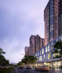 建筑设计表现商业夜景
