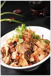 五花肉焖干豆角