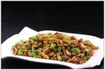酸豆角炒肉沫