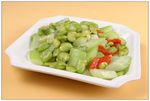 夜开花炒青豆板