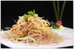 粉条炒有机豆芽