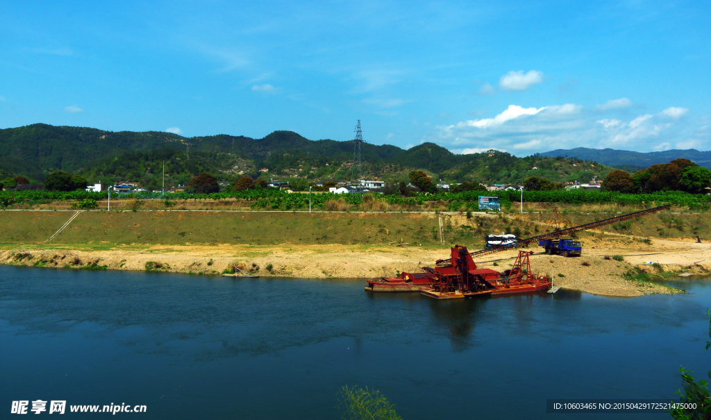 山水田园 梅潭河畔