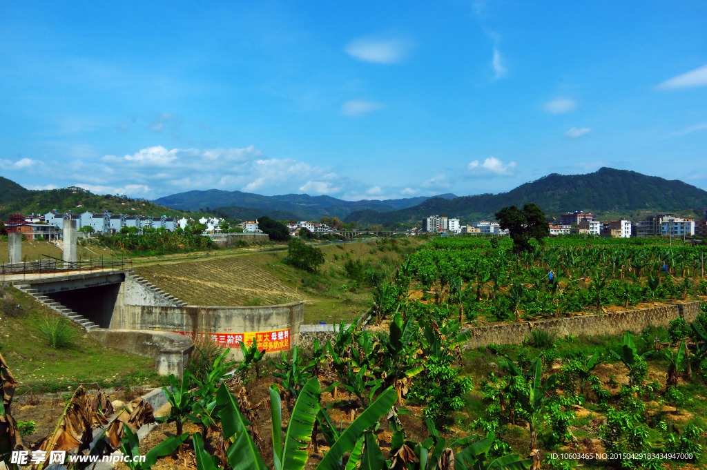 田园风光梅潭河畔