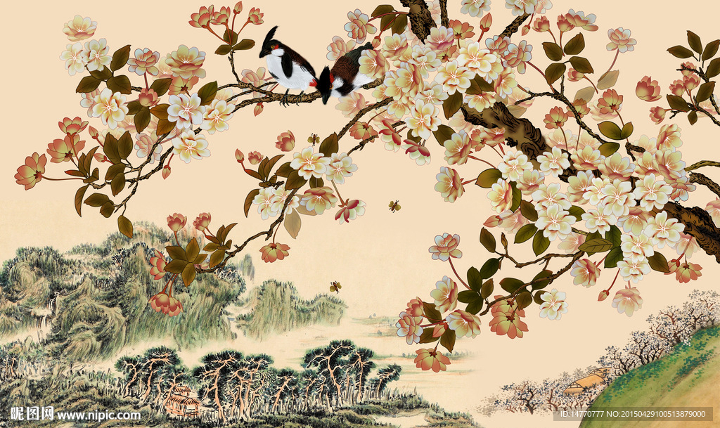 国画花鸟图