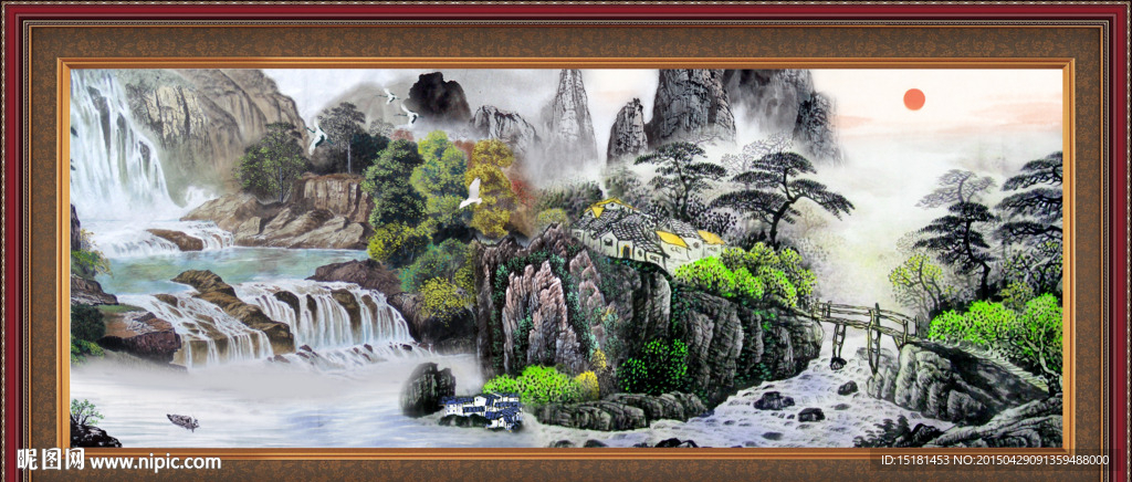 国画山水