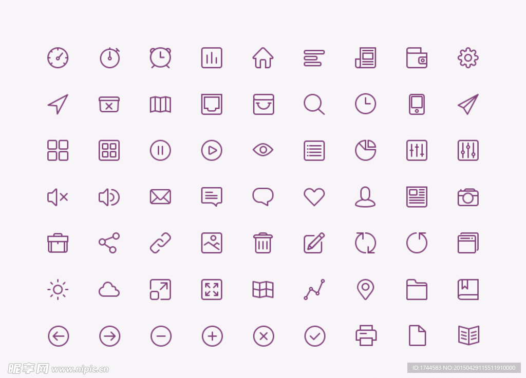 线性   app  图标