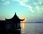 海滨夕阳
