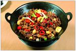 干锅鸡杂