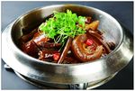 干锅带皮牛肉