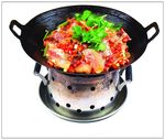 干锅带皮牛肉