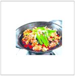 干锅牛蛙