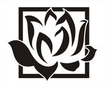 花朵无框画