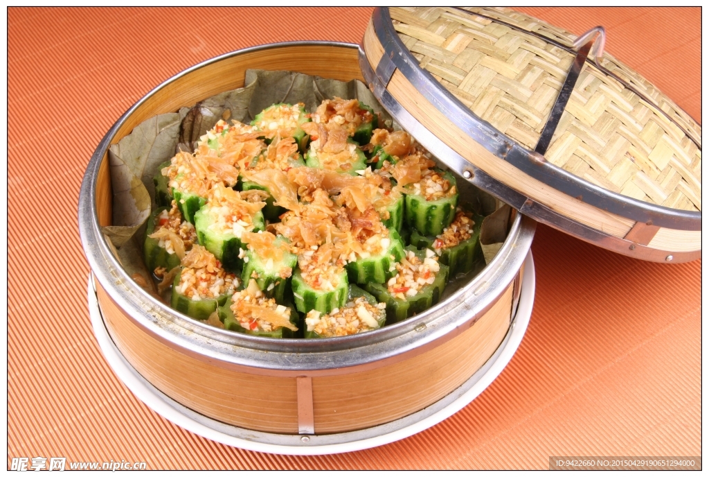 冬菜笼仔蒸丝瓜