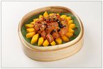 笼仔金瓜蒸肉排