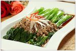 肉酱蒸芥兰