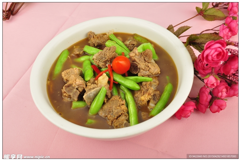 扁豆炖排骨