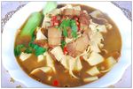 红烧肉炖豆泡