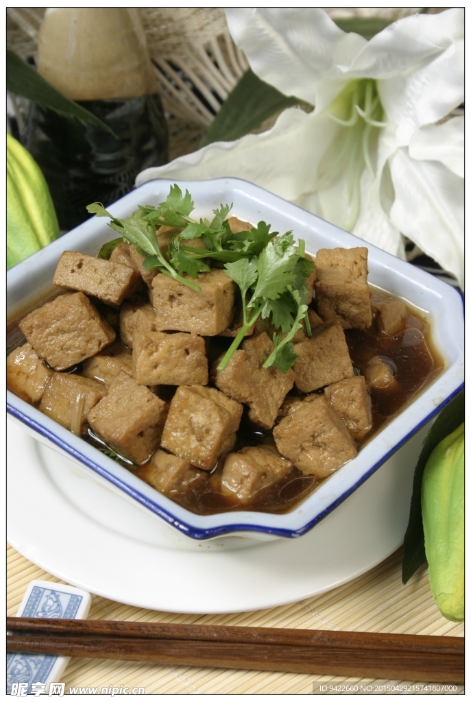 素炖豆泡碗
