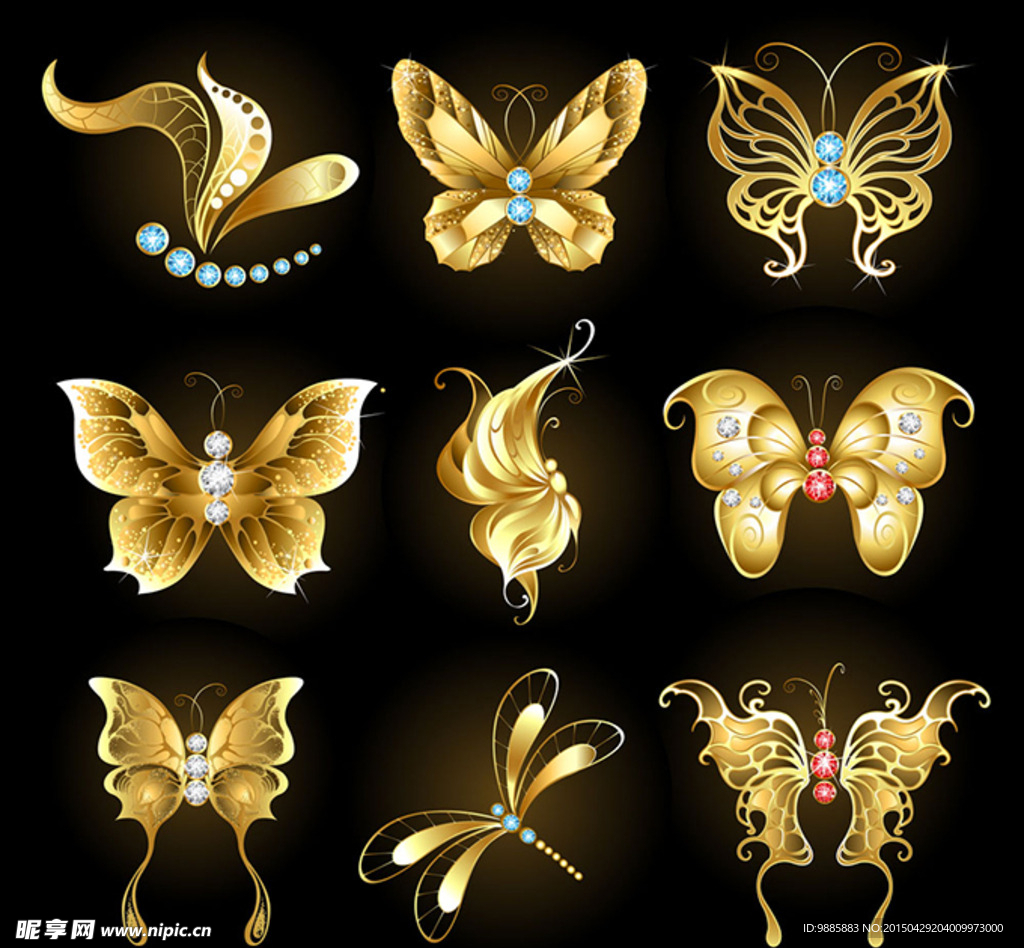 金色蝴蝶