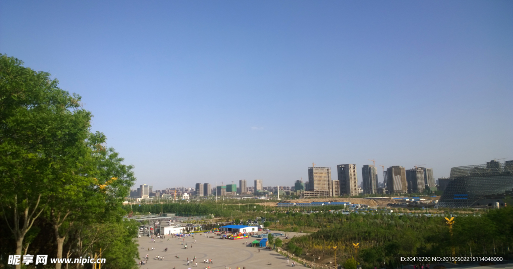 眺望银川