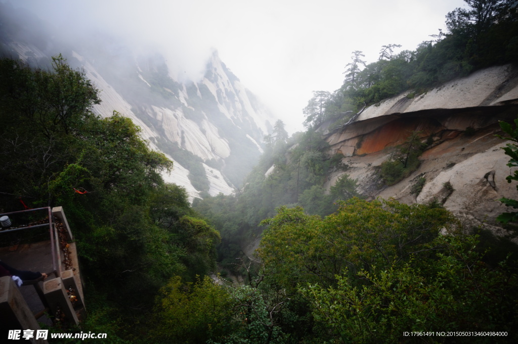 唯美华山摄影图__国内旅游_旅游摄影_摄影图库_昵图网