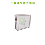 原创手绘网络分线盒矢量图