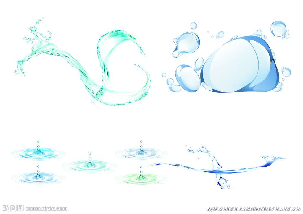 水 水素材 水元素 动态水