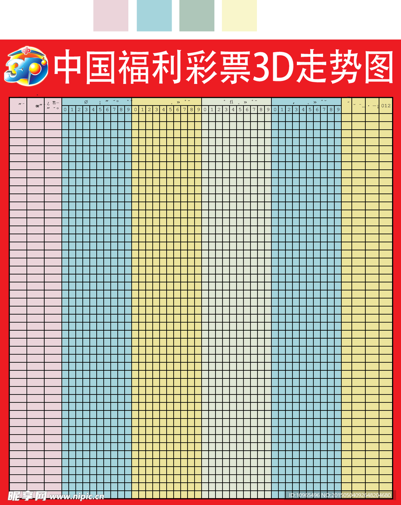 中国福利彩票3D走势图