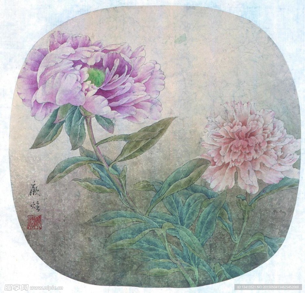 现代工笔 花鸟
