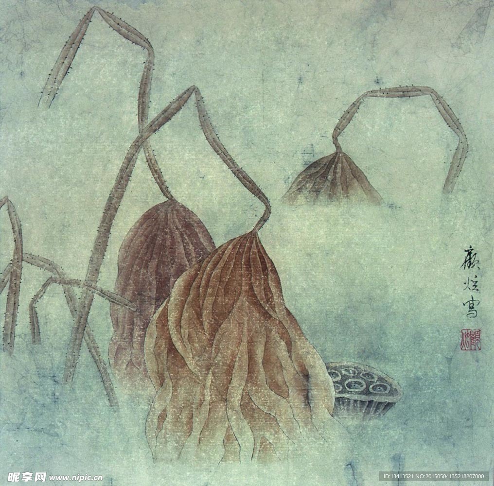 现代工笔 花鸟