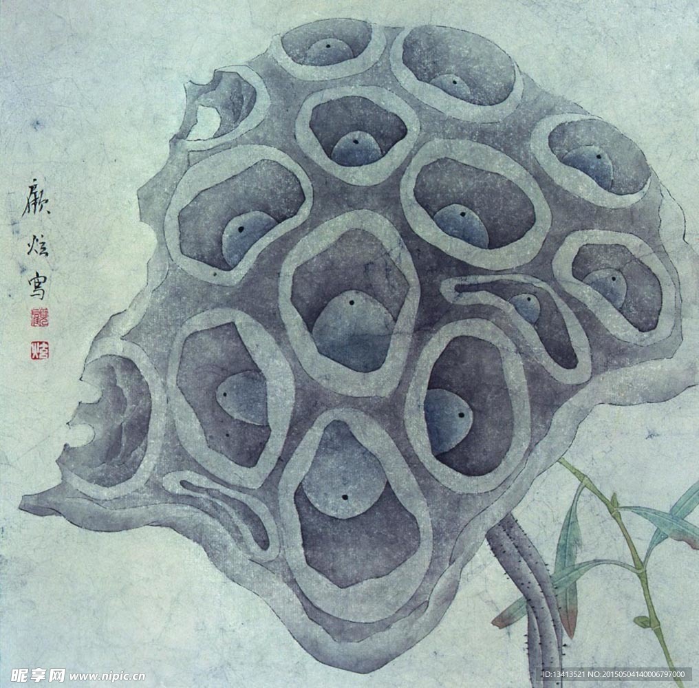 现代工笔 花鸟