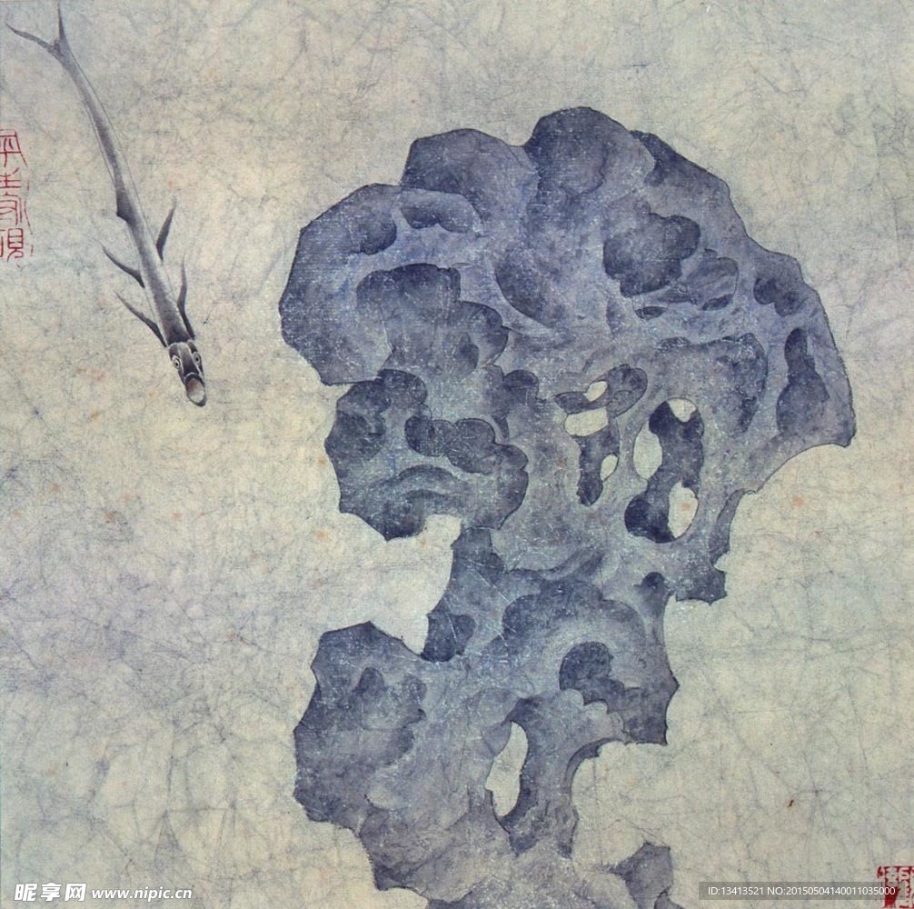 现代工笔花鸟