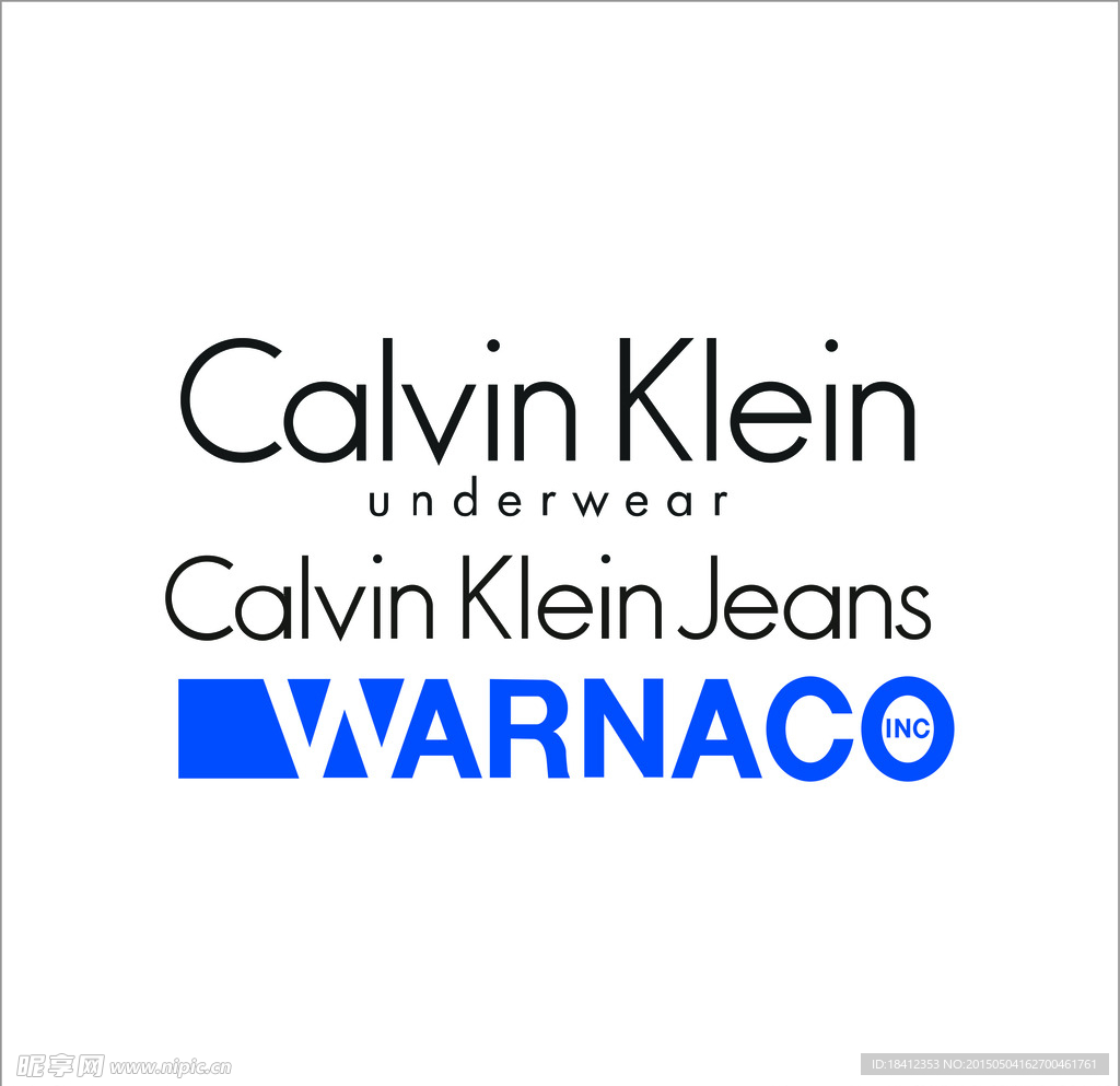 卡尔文 CK logo
