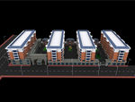 小区规划3D效果图