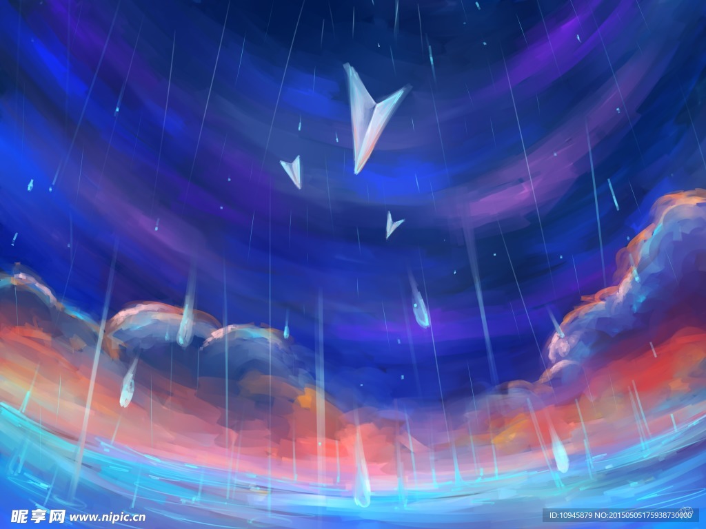 手绘天空
