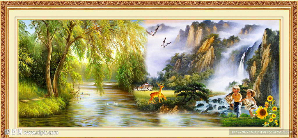 油画风景