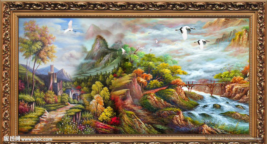 油画风景