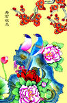 寿石双鸟