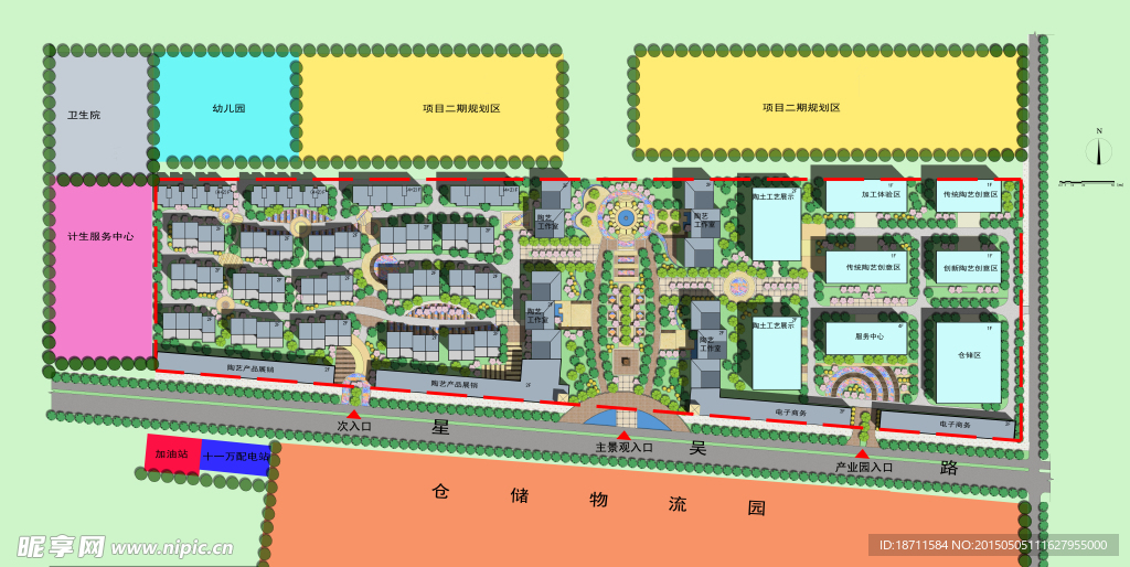 陶文化产业园总平面图