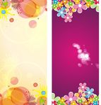 梦幻花朵展架