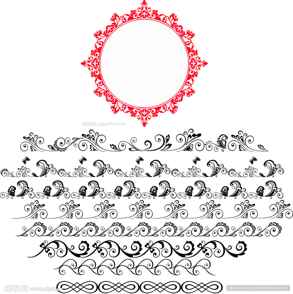 花边  花纹 底纹
