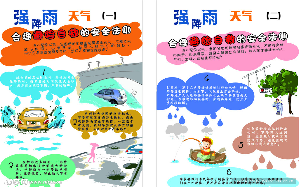 强降雨天气合理避险自救的安全法