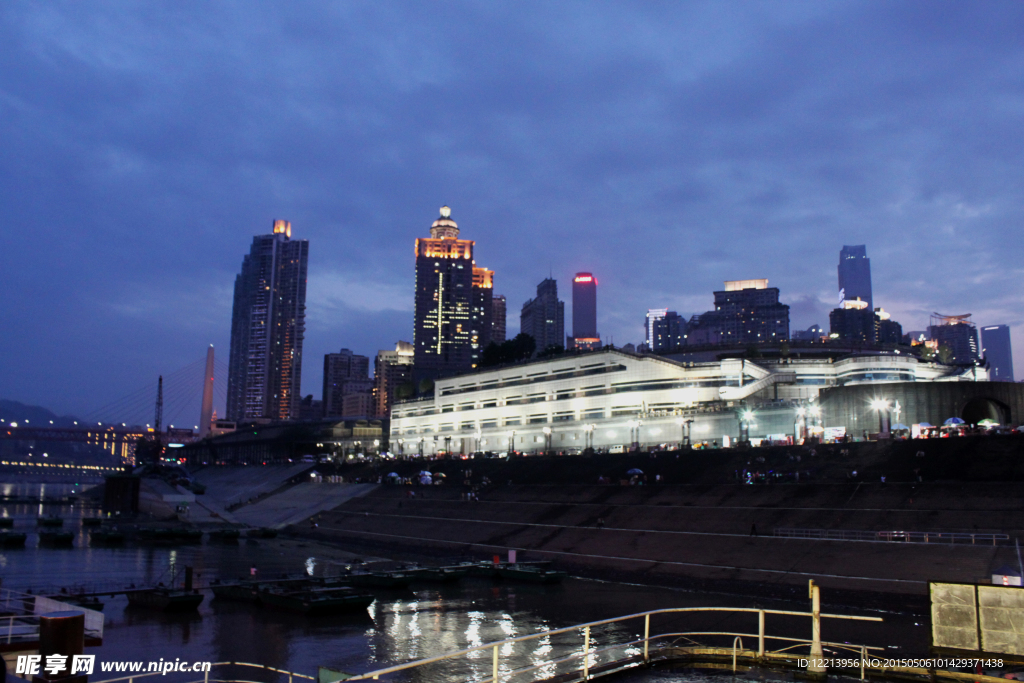 重庆朝天门夜景