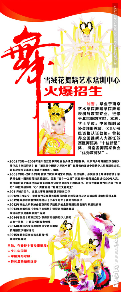舞蹈展板
